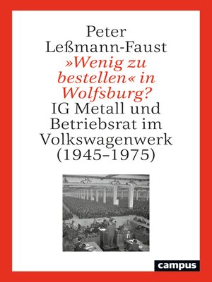cover image of »Wenig zu bestellen« in Wolfsburg?